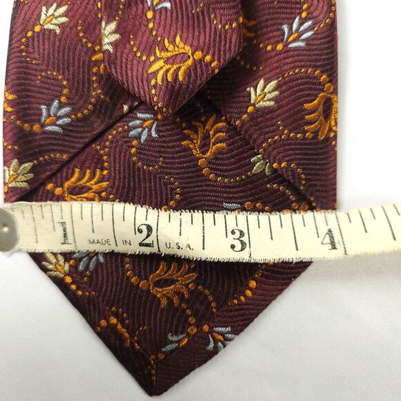 2 Jos A Bank Signature Collection Floral Flower Silk Ties - Picture 7 of 10